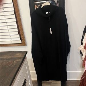 GAP Black Turtleneck Sweater Dress